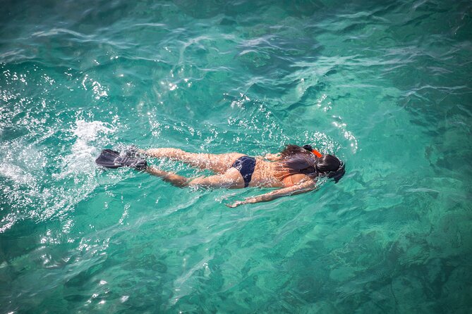 Small-Group Cruising and Snorkeling Catamaran Tour - The slide, high jump board, and paddleboard