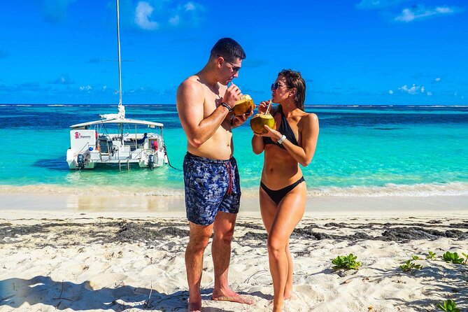 Snorkeling and Swimming on a Caribbean Cruise by Sharky Catamarans - Lunch from a food truck on the water