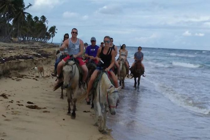 Sunset beach horsebackriding Punta Cana - Beach photographs, coconuts, and the small shop
