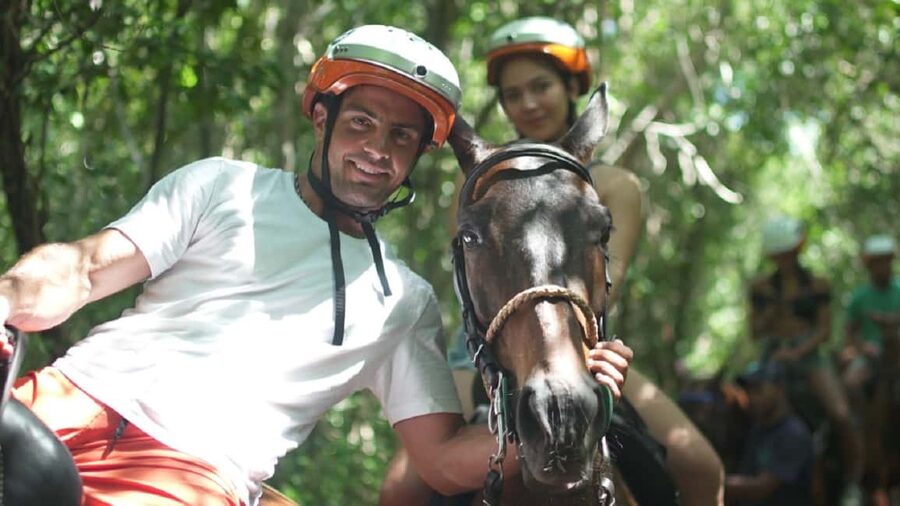 Swim Horse fom Punta Cana - Riding out through Punta Cana’s tropical forest