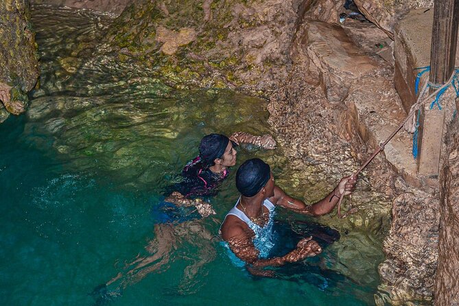Tour ATV and buggy in Punta Cana Dominican Republic - Cooling off in the Taino cave