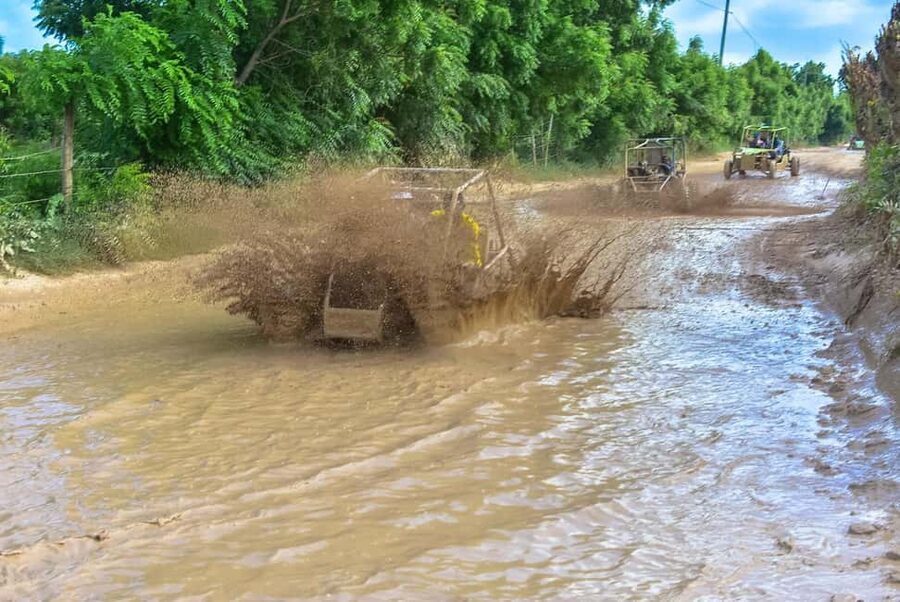 Ultimate Buggy Expedition from Punta Cana with blue cenote - Hotel pickup and the road to Macao