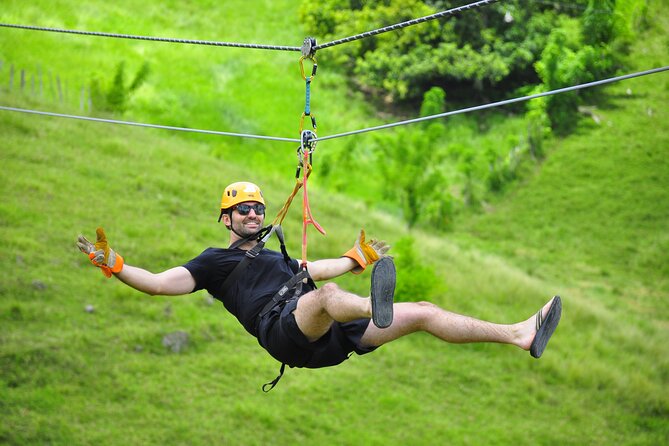 Zipline,Dune Buggy,Horse Riding - The zip lines, eight runs from 16 towers